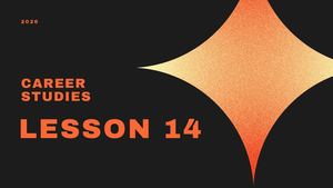 Career Lesson 14