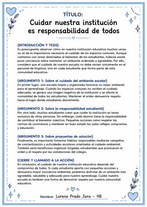 Articulo De Opinión
