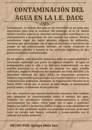 Mi artículo de opinión