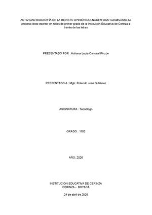Biografía #1