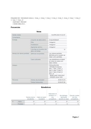 Tabulacion de Encuesta Melvin Jones