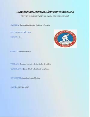 Resumen De Titulos De Credito 1