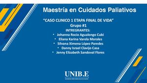 Grupo 1 Caso Etapa Final De Vida