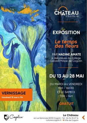 Nadine Amate•Le temps des fleurs•Le Château Cogolin•Mai 2026