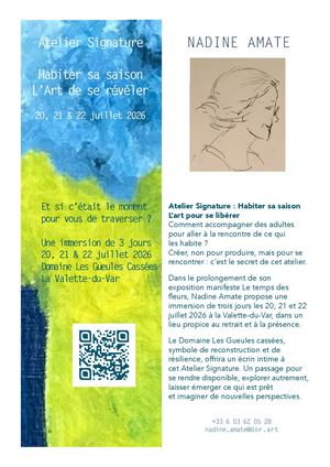 NADINE AMATE•Habiter sa saison•Expérience Immersive Au Domaine Les Gueules Cassées•Juillet 2026