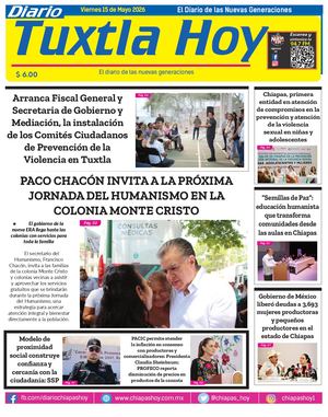 Tuxtla Hoy 15 De Mayo 2026