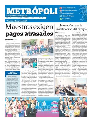 Metropoli Viernes 15 De Mayo 2026