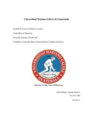 Proyecto De Vida Personal