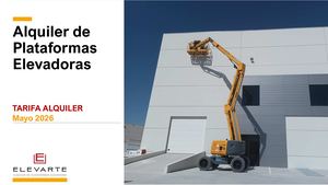 Elevarte Tarifa Alquiler Plataformas Elevadoras 2026