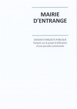 Dossier Enquête Publique Rue De La Prairie 2026