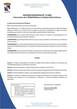 DM 13 2026 - Intervention De L'UFNAFAAM RPE 2026