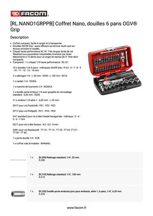 Fiche Technique Nano Grip