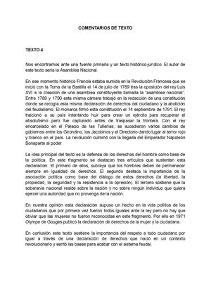 Comentarios De Texto