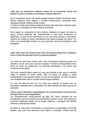 Preguntas Historia