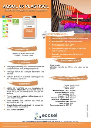 Ft Aqsol 85 Plastisol