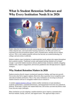 What Is Student Retention Software And Why Every Institution Needs It In 2026