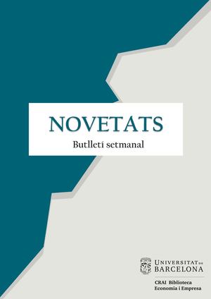 NOVETATS 11-17 DE MAIG 2026