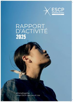 Rapport d'activité 2025