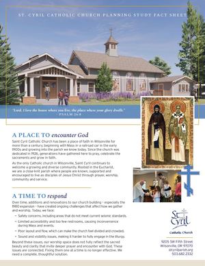 St. Cyril Catholic Church Fact Sheet