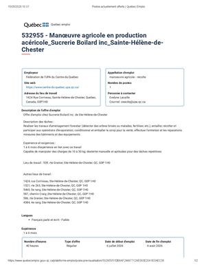 Sucrerie Boilard Inc_Ste Hélène De Chester