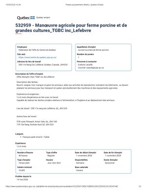 Tgbc Inc de Lefebvre