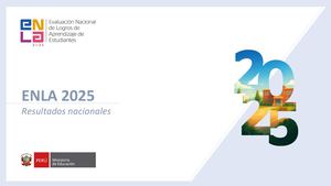 ENLA 2025 - Presentacion de logros de aprendizaje