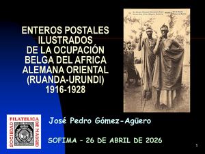 Enteros Postales Ilustrados de la Ocupación Belga del África Oriental Alemana