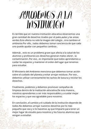 Articulo De Opinión