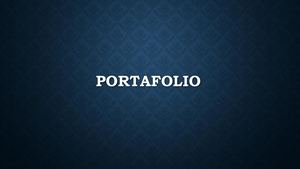 Portafolio Eleuterio Smith