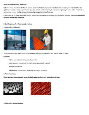 Teoría De Los Materiales Del Futuro2222