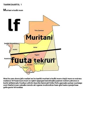 Taariiki Muritani E Koɗki Mum E Luural Mum