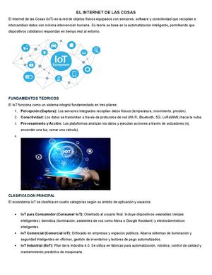 El Internet De Las Cosas