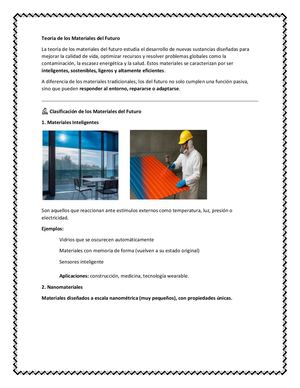 Teoría De Los Materiales Del Futuro2222