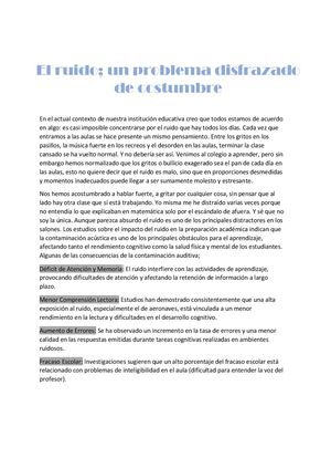 El Ruido