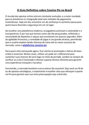 Onde Encontrar Bônus Sem Depósito no Cassino Pix