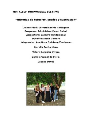 Mini ÁLbum Motivacional Del Cipa Catedra