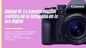 Transformación Estética Digital De La Fotografía