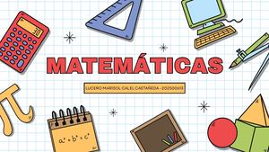 Matemáticas I