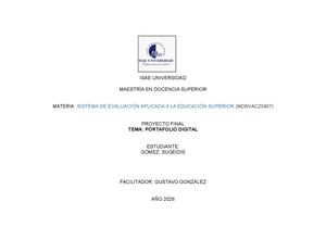 Proyecto Final