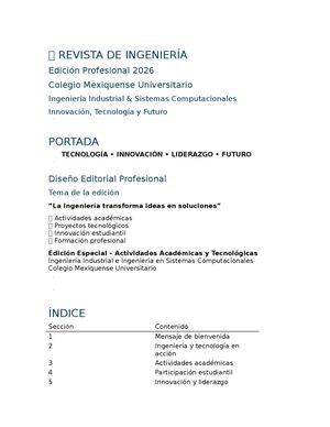 Revista Ingenieria Colegio Mexiquense