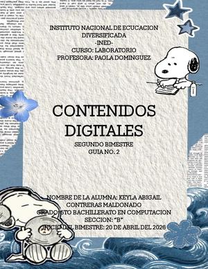 Digitales No 2 Bim 2