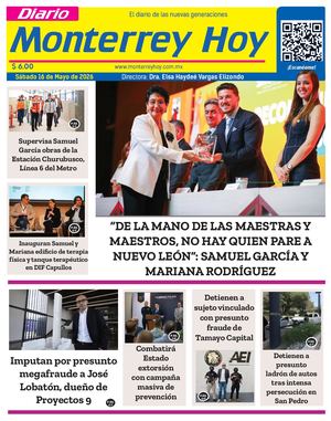 Monterrey Hoy 16 De Mayo 2026