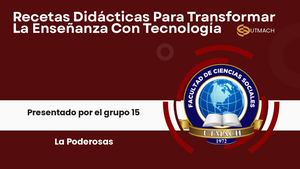 Recetas Didácticas Para Transformar La Enseñanza Con Tecnología