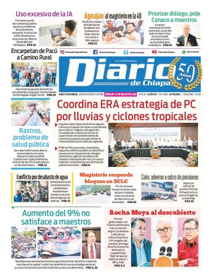Portada, Sábado 16 De Mayo De 2026