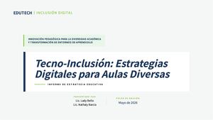 Tecno Inclusión Estrategias Digitales Para Aulas Diversas