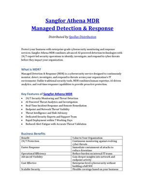 Spollex Sangfor Mdr Brochure