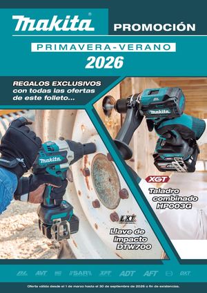 FOLLETO PROMOCIONES MAKITA PRIMAVERA - VERANO 2026