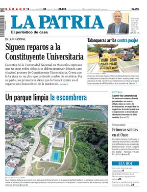 Portada 16 de mayo del 2026