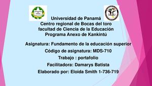 Portafolio De Eloida Smit