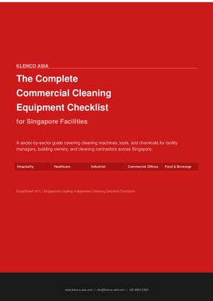 Klenco Asia Commercial Cleaning Checklist